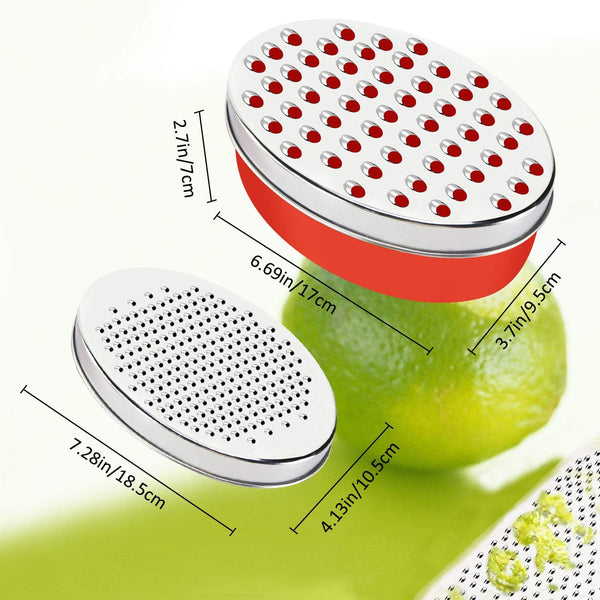 Lid, Grinder Grater for Ginger & Vegetables, Box Grater