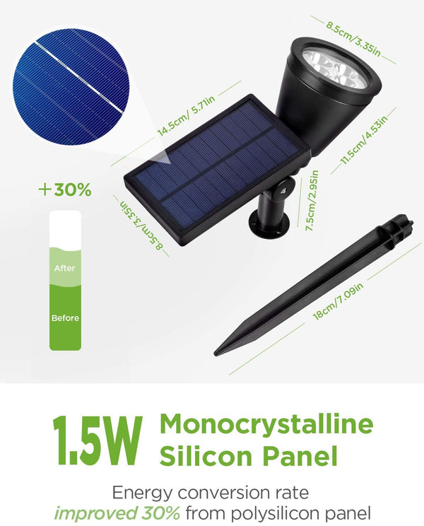 Solar Powered Landscape Spotlights